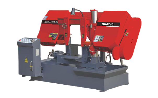 夹江GW4240双柱卧式带锯床